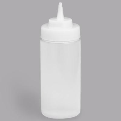 Tablecraft 16 Ounce Natural Widemouth Widetip Squeeze Bottle; 24 Each; 1 Per Case - High Mart Wholesale