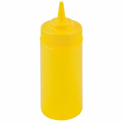 Tablecraft Dispenser Squeeze Bottle 8 Ounce Yellow Mustard Street; 36 Each; 1 Per Case - High Mart Wholesale