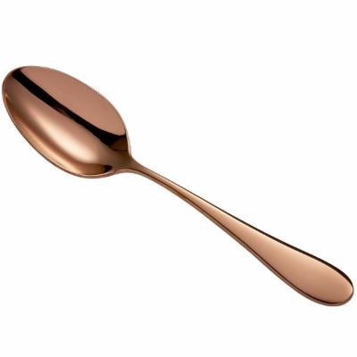 World Tableware Santa Cruz™ Copper Dinner Spoon 7 1/8"; 12 Each - High Mart Wholesale