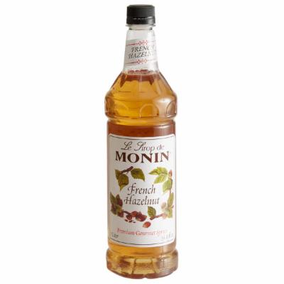 Monin French Hazelnut Syrup; 1 Liter; 4 Per Case - High Mart Wholesale