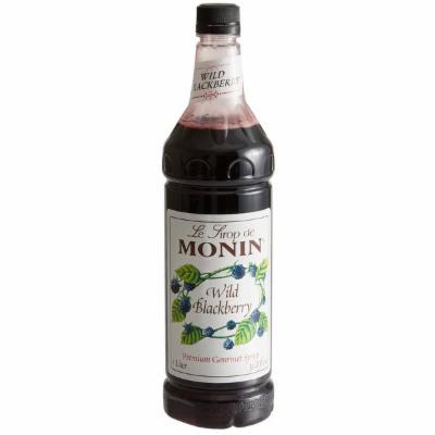 Monin Wild Blackberry Syrup; 1 Liter; 4 Per Case - High Mart Wholesale