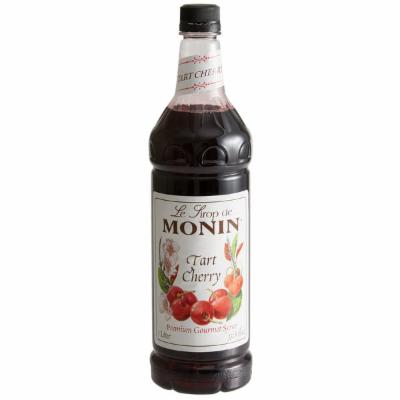 Monin Tart Cherry Syrup; 1 Liter; 4 Per Case - High Mart Wholesale