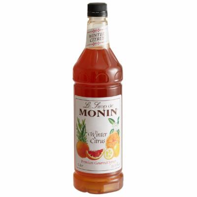 Monin Winter Citrus Syrup; 1 Liter; 4 Per Case - High Mart Wholesale