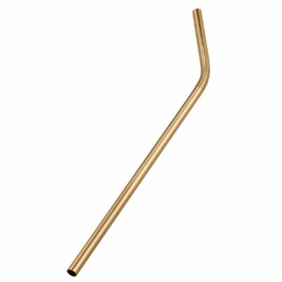 American Metalcraft Straw Gold Bended 8 Inch 12 Pack; 1 Each - High Mart Wholesale