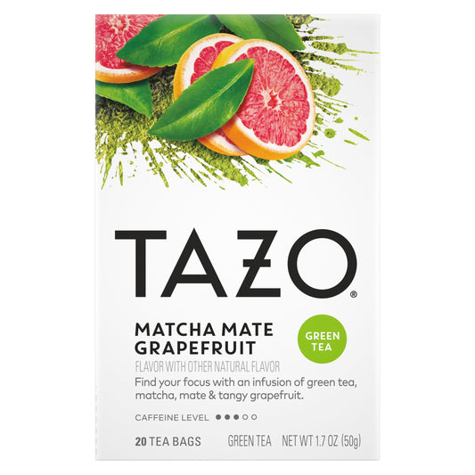 Tazo Matcha Tea With Grapefruit; 20 Count; 4 Per Case - High Mart Wholesale