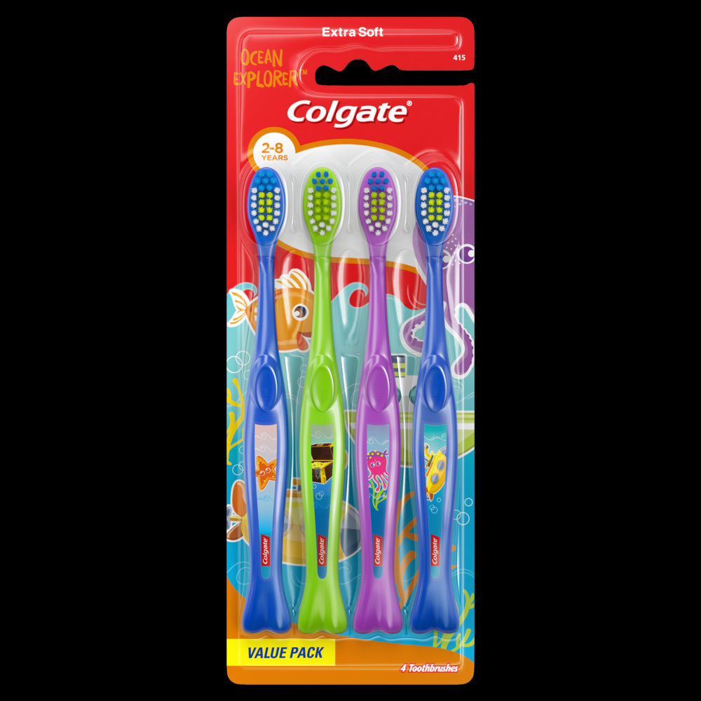 Colgate Kids Toothbrush Manual; 4 Each; 6 Per Box; 3 Per Case