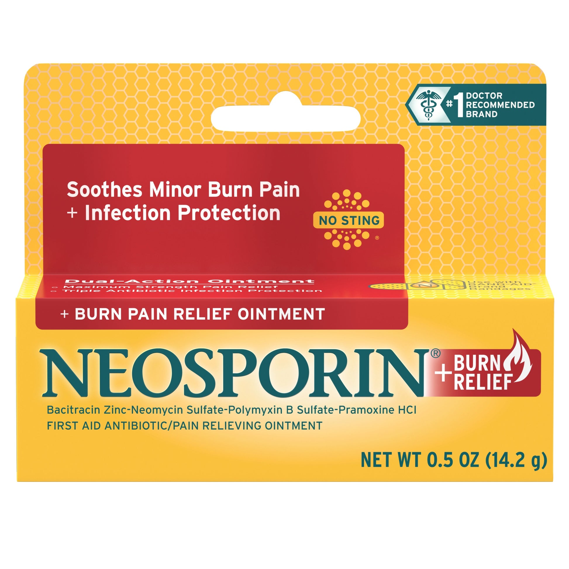 Neosporin Burn Relief Ointment; 0.5 Ounce; 6 Per Box; 12 Per Case - High Mart Wholesale