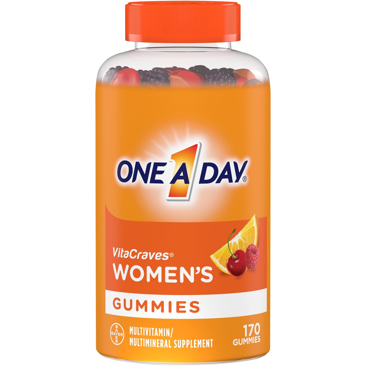 One-A-Day Oad Womens Vitacraves Gummies; 170 Piece; 3 Per Box; 8 Per Case