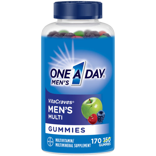 One-A-Day Men's Vitacraves Gummies; 170 Piece; 3 Per Box; 8 Per Case