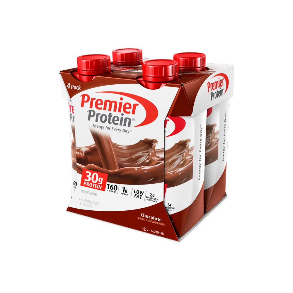 Premier Protein Protein Shake Chocolate Dream Cup; 11 Fluid Ounce; 4 Per Box; 3 Per Case - High Mart Wholesale