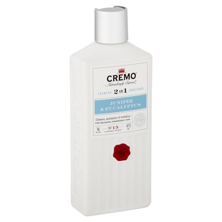 Cremo Shampoo 2-In-1 Juniper & Eucalyptus; 16 Ounce; 3 Per Box; 4 Per Case - High Mart Wholesale