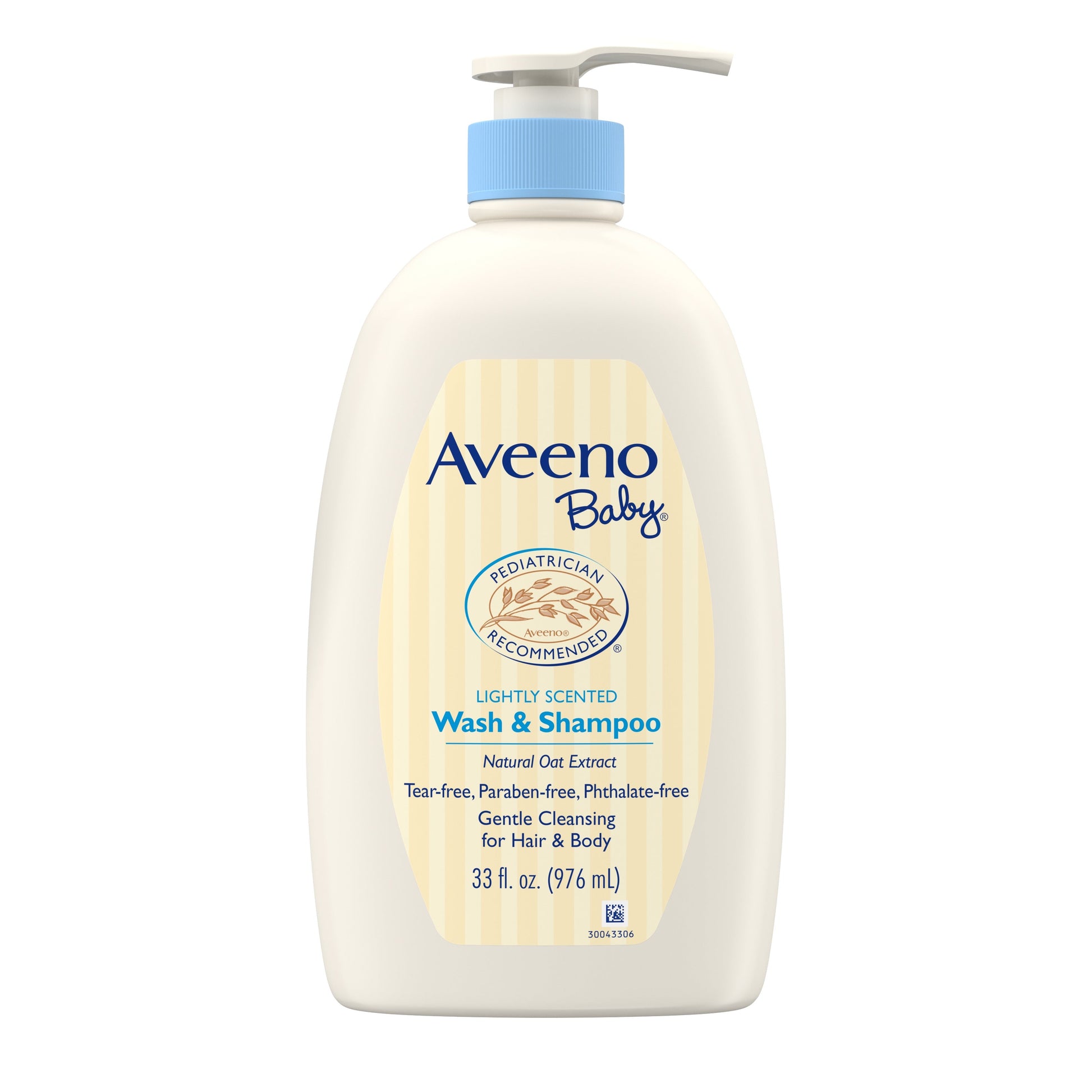 Aveeno Baby Wash & Shampoo; 33 Ounce; 3 Per Box; 2 Per Case - High Mart Wholesale