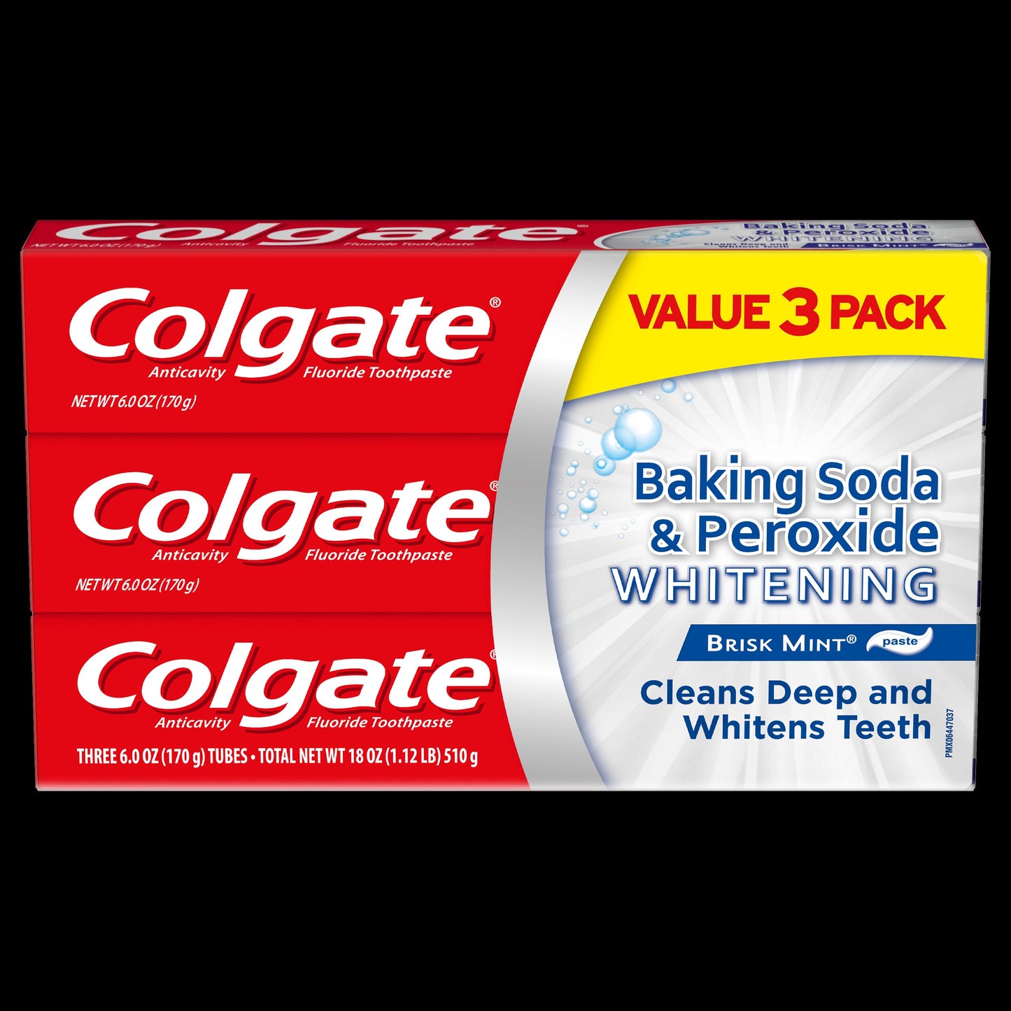 Colgate Baking Soda & Peroxide Whitening Toothpaste; 18 Ounces; 6 Per Case