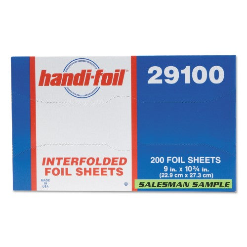 Hfa Handi-Foil 9 Inch X 10.75 Inch Foil Sheet; 200 Count; 12 Per Case - High Mart Wholesale