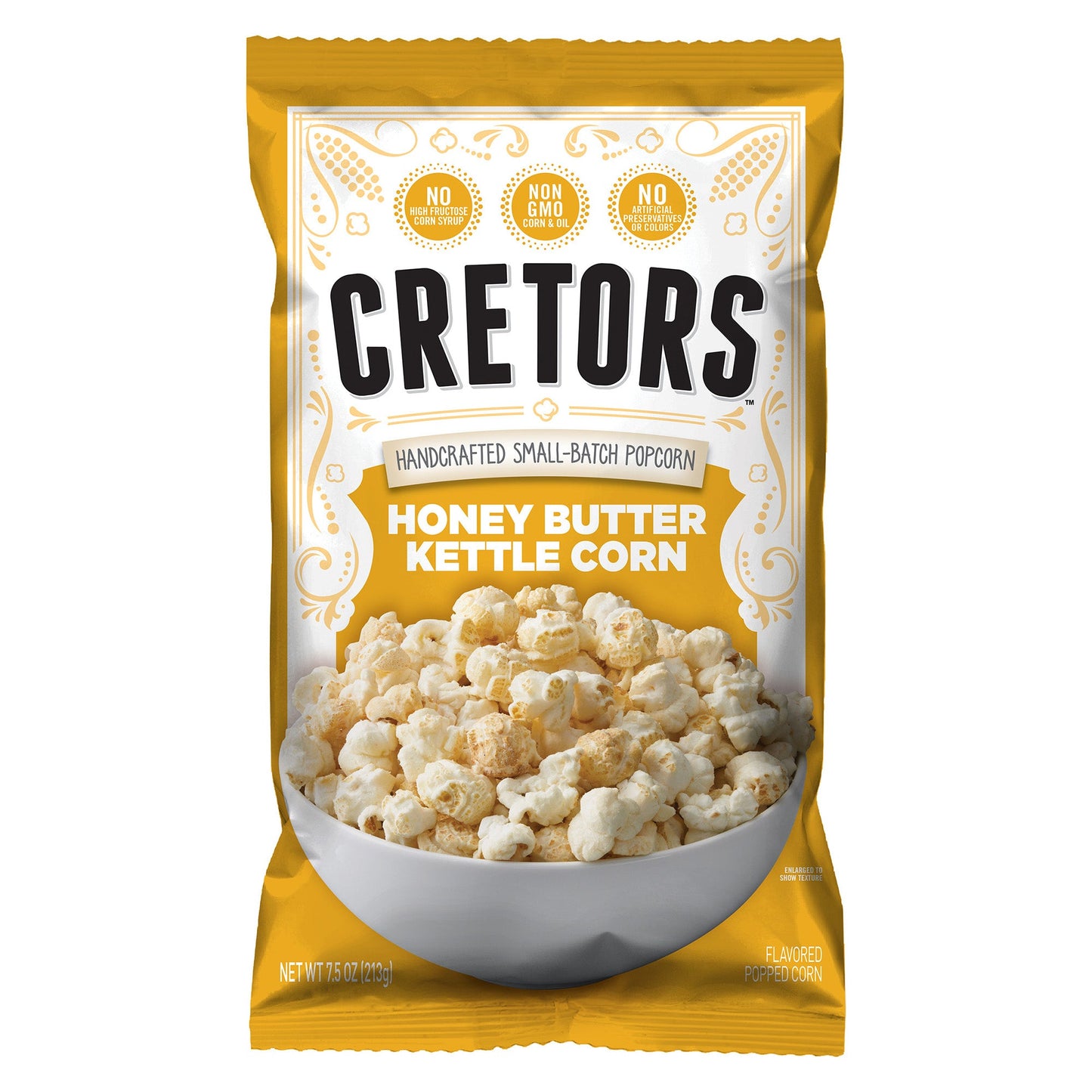 G.H. Cretors Honey Butter Kettle Corn; 7.5 Ounces; 12 Per Case - High Mart Wholesale