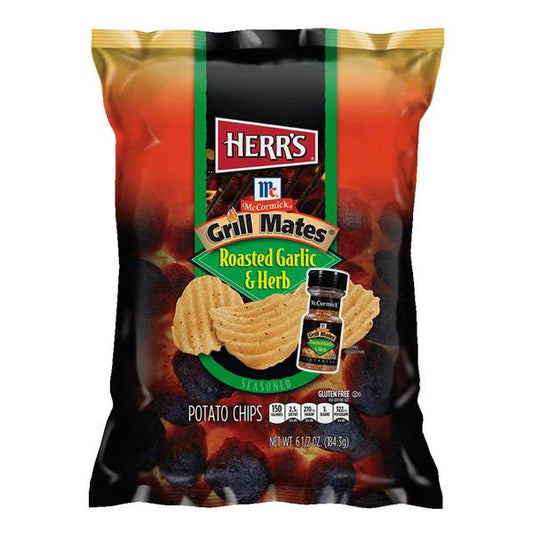 Herr Foods Inc Grill Mates Roasted Garlic & Herb; 6.5 Ounces; 12 Per Case - High Mart Wholesale