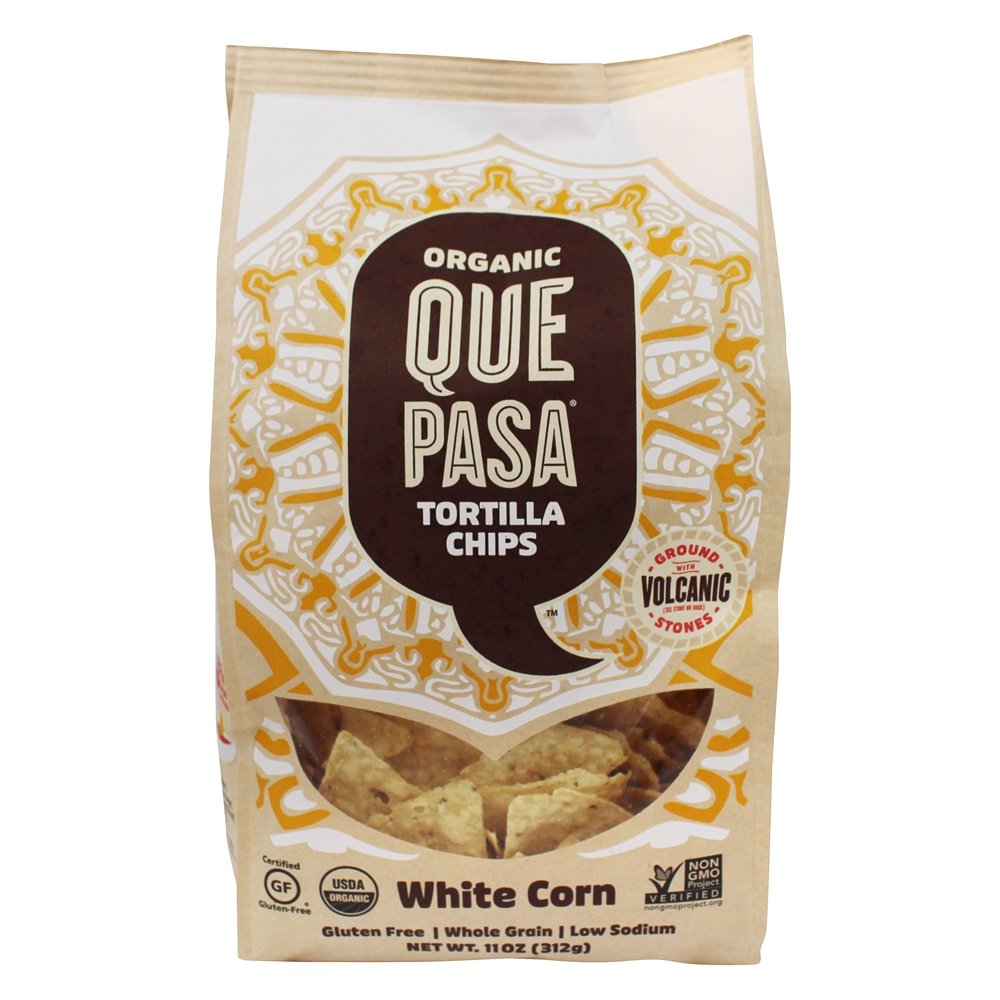Que Pasa Organic White Chips; 11 Ounces; 6 Per Case - High Mart Wholesale