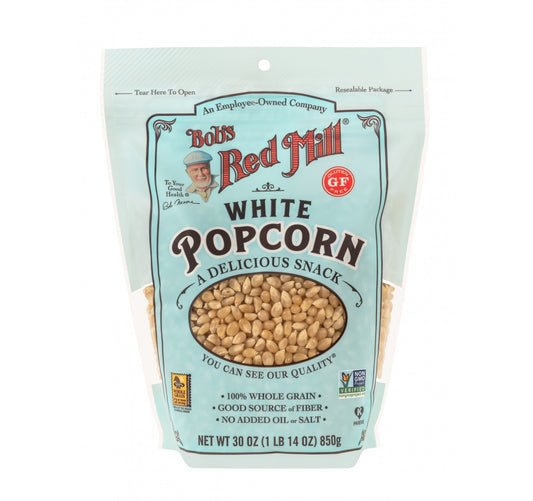 Bob's Red Mill Natural Foods Inc Popcorn Whole White; 30 Ounces; 4 Per Case