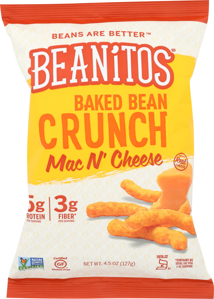 Beanitos Baked Beans Crunch Mac N Cheese; 4.5 Ounces; 6 Per Case - High Mart Wholesale