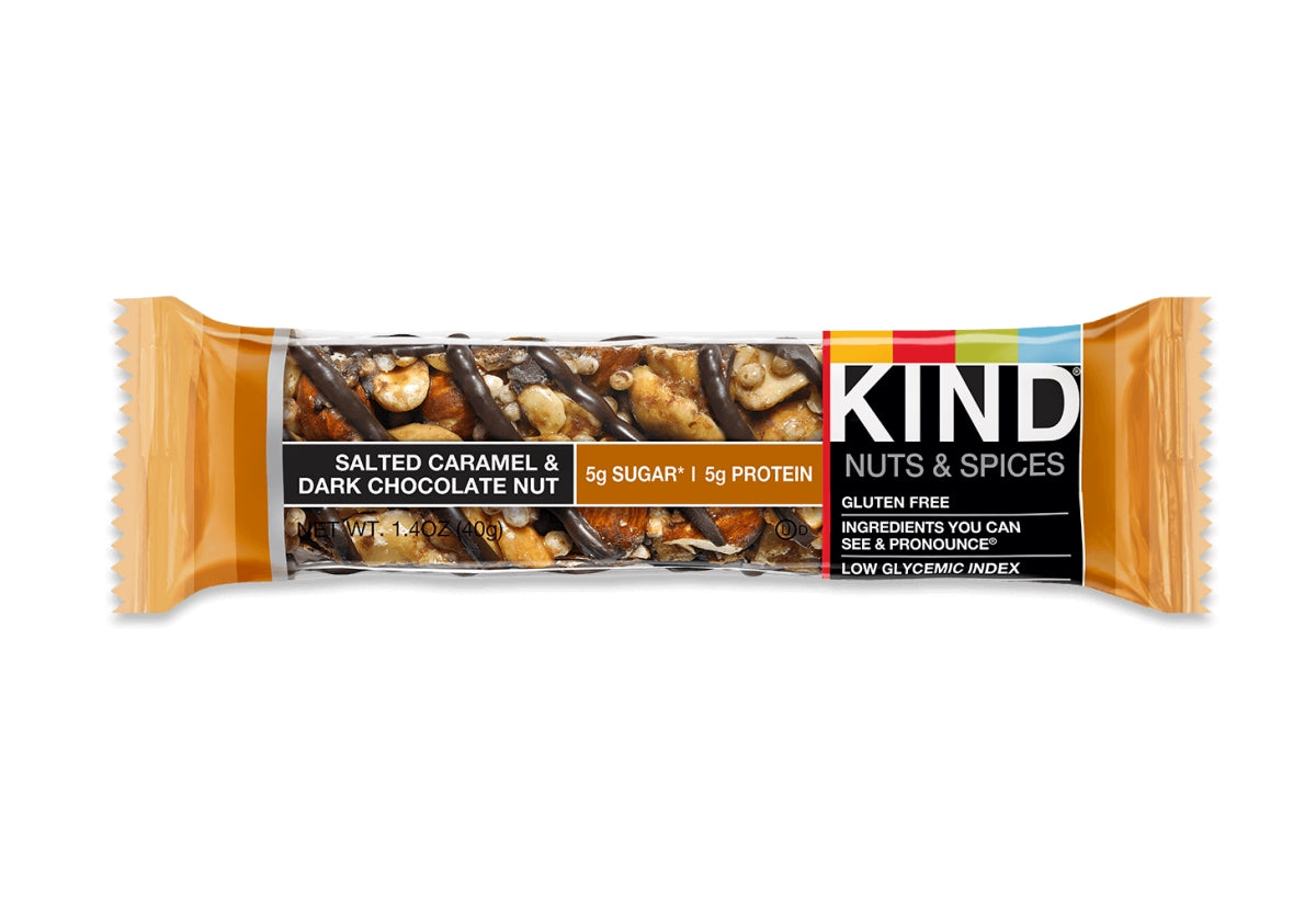 Kind Snacks Salted Caramel & Dark Chocolate Nuts; 1.4 Ounces; 12 Per Box; 6 Per Case