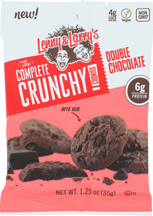 Lenny & Larry's Crunchy Cookie Double Chocolate Crunchy Cookie 1.25 Ounce; 1.25 Ounces; 12 Per Box; 6 Per Case - High Mart Wholesale
