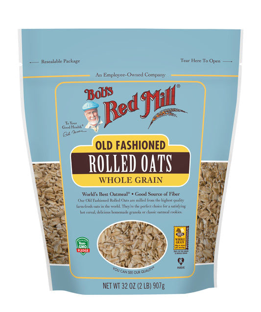 Bob's Red Mill Natural Foods Inc Old Fashioned Regular Rolled Oats; 32 Ounces; 4 Per Case