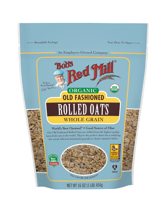 Bob's Red Mill Natural Foods Inc Organic Old Fashioned Rolled Oats; 16 Ounces; 4 Per Case