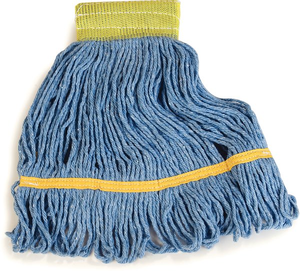 Carlisle Foodservice Small Looped-End Mop With Yellow Band; 12 Each; 1 Per Case