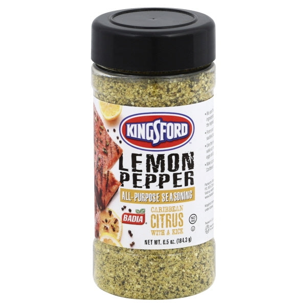 Kingsford Lemon Pepper Seasoning; 6.5 Ounces; 6 Per Case