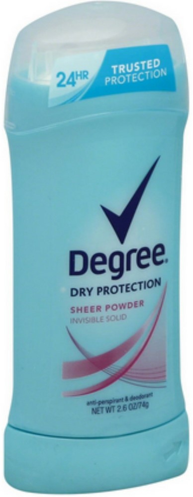 Degree Women Invisible Solid Body Responsive Sheer Powder Anti-Perspirant & Deodorant; 2.6 Fluid Ounces; 6 Per Box; 2 Per Case