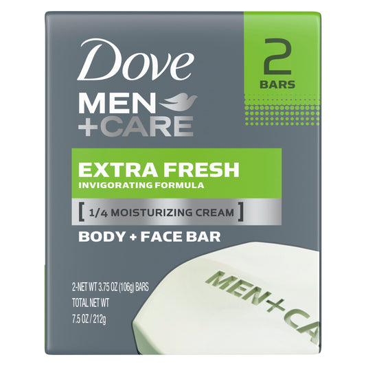 Dove Bar Soap Mens Extra Fresh; 1 Count; 24 Per Case