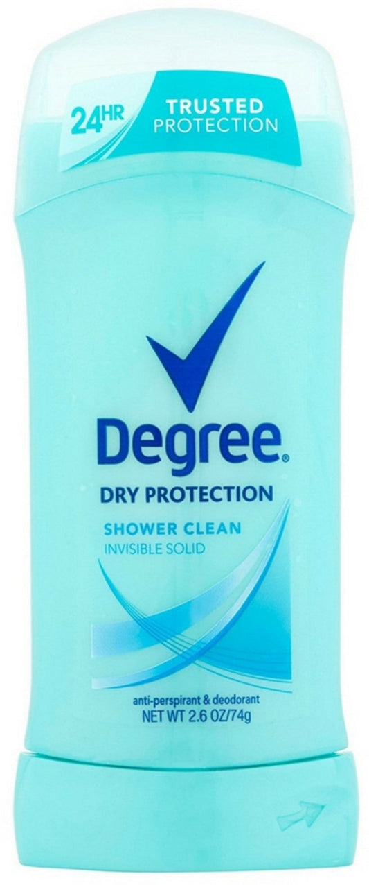 Degree Women Invisible Solid Body Responsive Shower Clean Anti-Perspirant & Deodorant; 2.6 Fluid Ounces; 6 Per Box; 2 Per Case