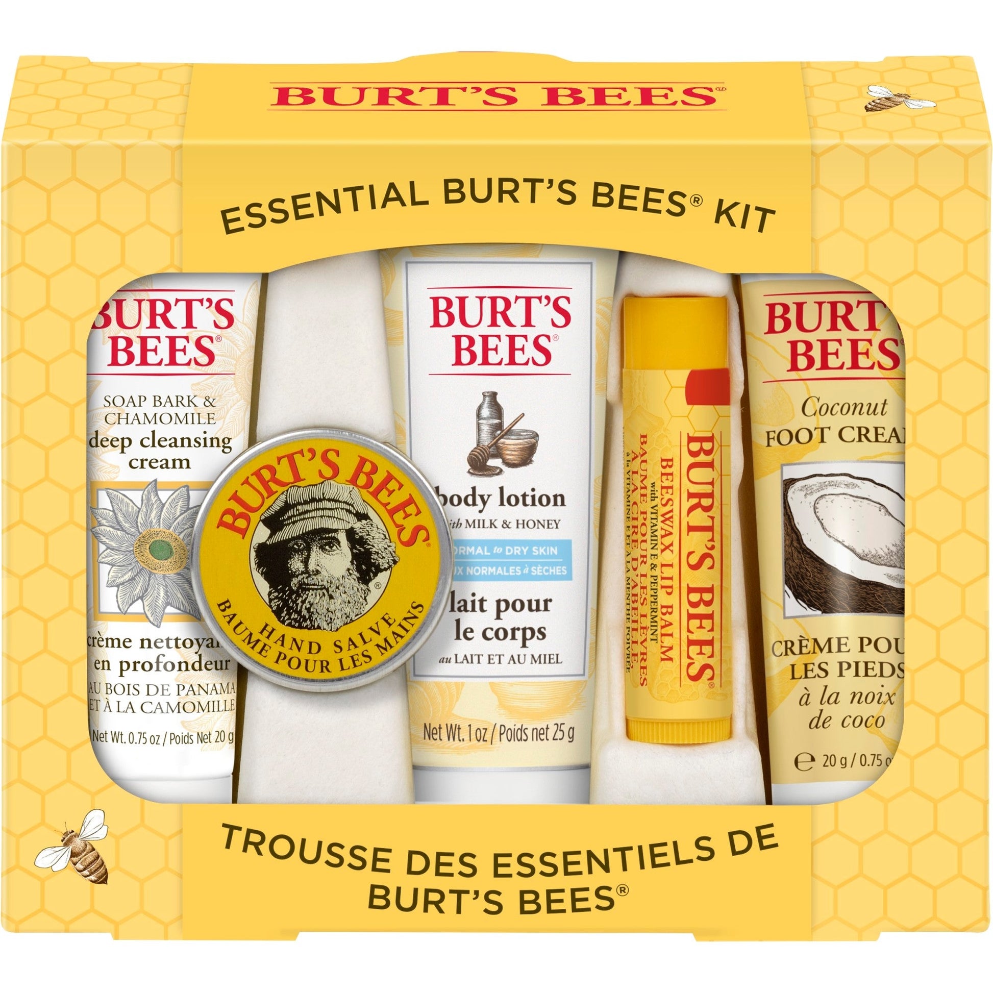 Burt's Bees Essential Kit; 5 Count; 3 Per Box; 4 Per Case - High Mart Wholesale