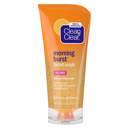 Clean & Clear Morning Burst Orange Oil Free Facial Scrub; 5 Ounces; 3 Per Box; 8 Per Case - High Mart Wholesale