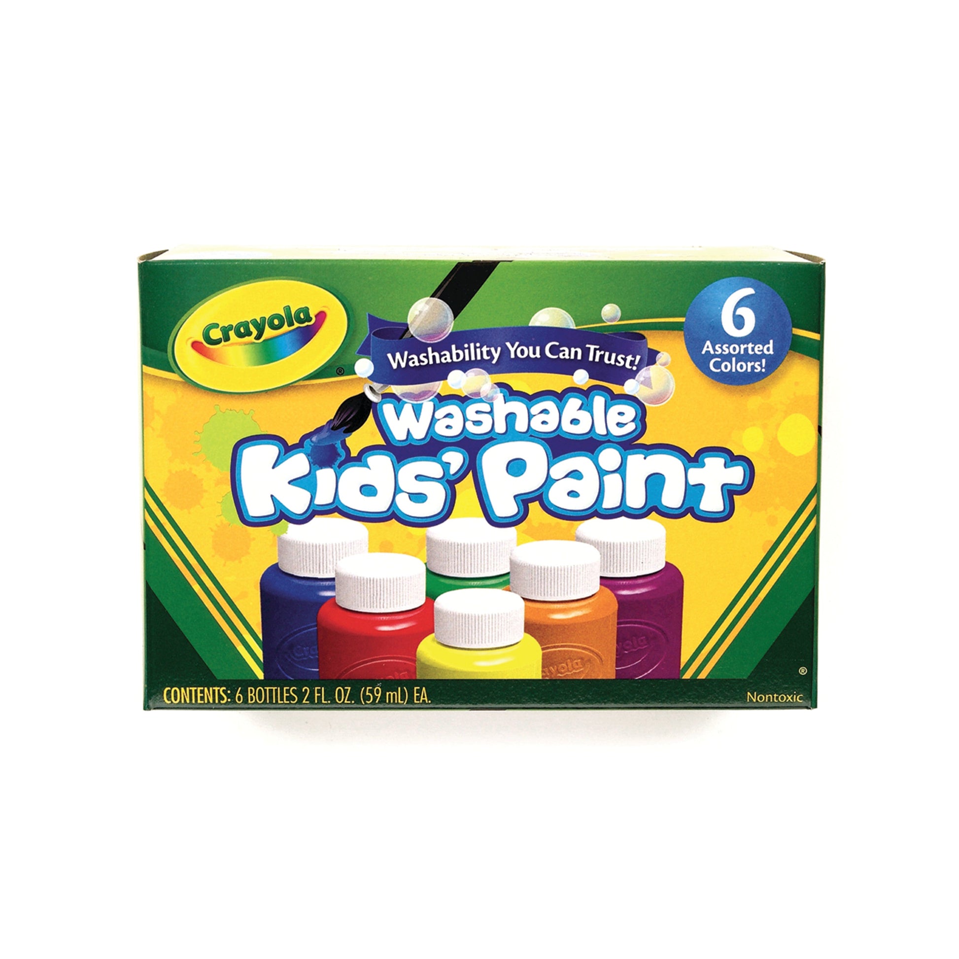 Crayola Paint Washable Kids Two; 6 Each; 6 Per Case - High Mart Wholesale