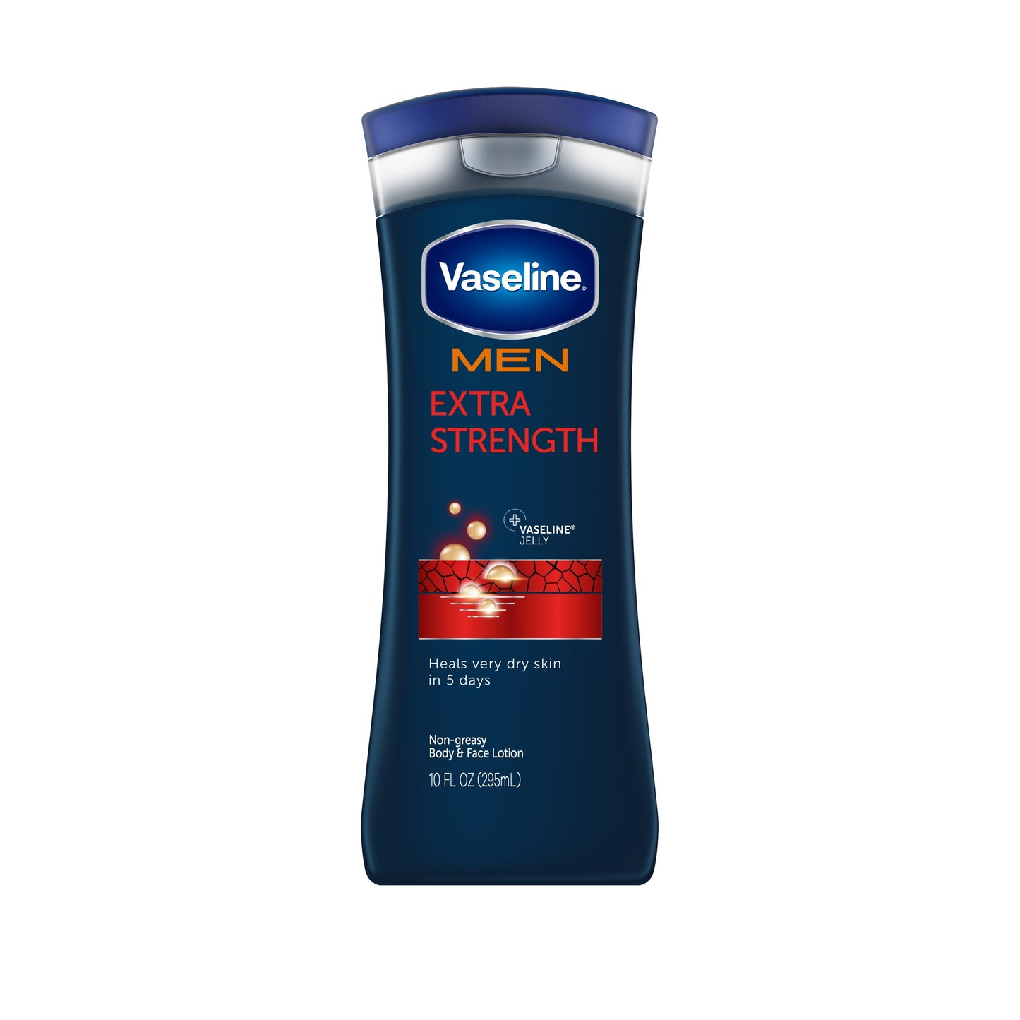 Vaseline Body Lotion Men's Extra Strength; 10 Fluid Ounces; 6 Per Case