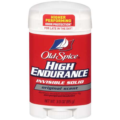 Old Spice High Endurance Invisible Solid; 3 Ounce; 6 Per Box; 2 Per Case