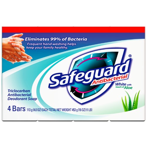 Safeguard Bar Soap White With Aloe; 16 Ounces; 12 Per Case