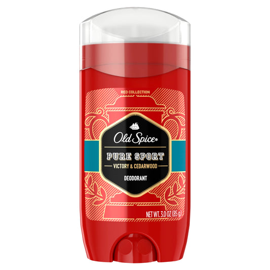 Old Spice Deodorant Red Zone Pure Sport; 3 Ounce; 3 Per Box; 4 Per Case