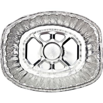 Handi-Foil 16 Inch Embossed Round Tray; 25 Each; 1 Per Case - High Mart Wholesale