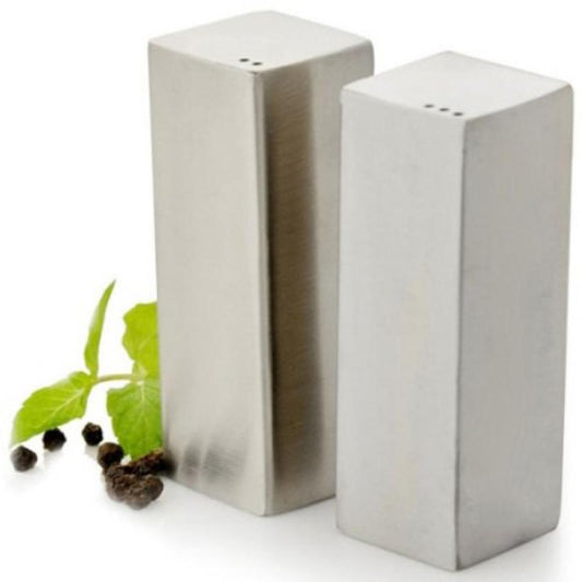 American Metalcraft 2.5" Stainless Steel Salt & Pepper Set; 1 Each - High Mart Wholesale