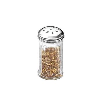 American Metalcraft Spice Shaker Plastic With Stainless Steel Lid; 12 Count; 1 Per Case - High Mart Wholesale