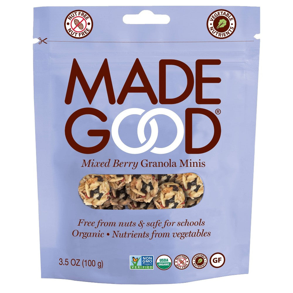 Madegood Mixed Berry Granola Minis; 1 Count; 6 Per Case - High Mart Wholesale