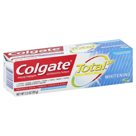 Colgate Total Whitening Toothpaste; 3.3 Ounces; 6 Per Box; 4 Per Case