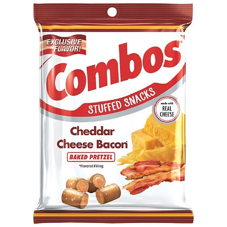 Combos Cheddar Bacon Pretzel; 6.3 Ounces; 12 Per Case - High Mart Wholesale