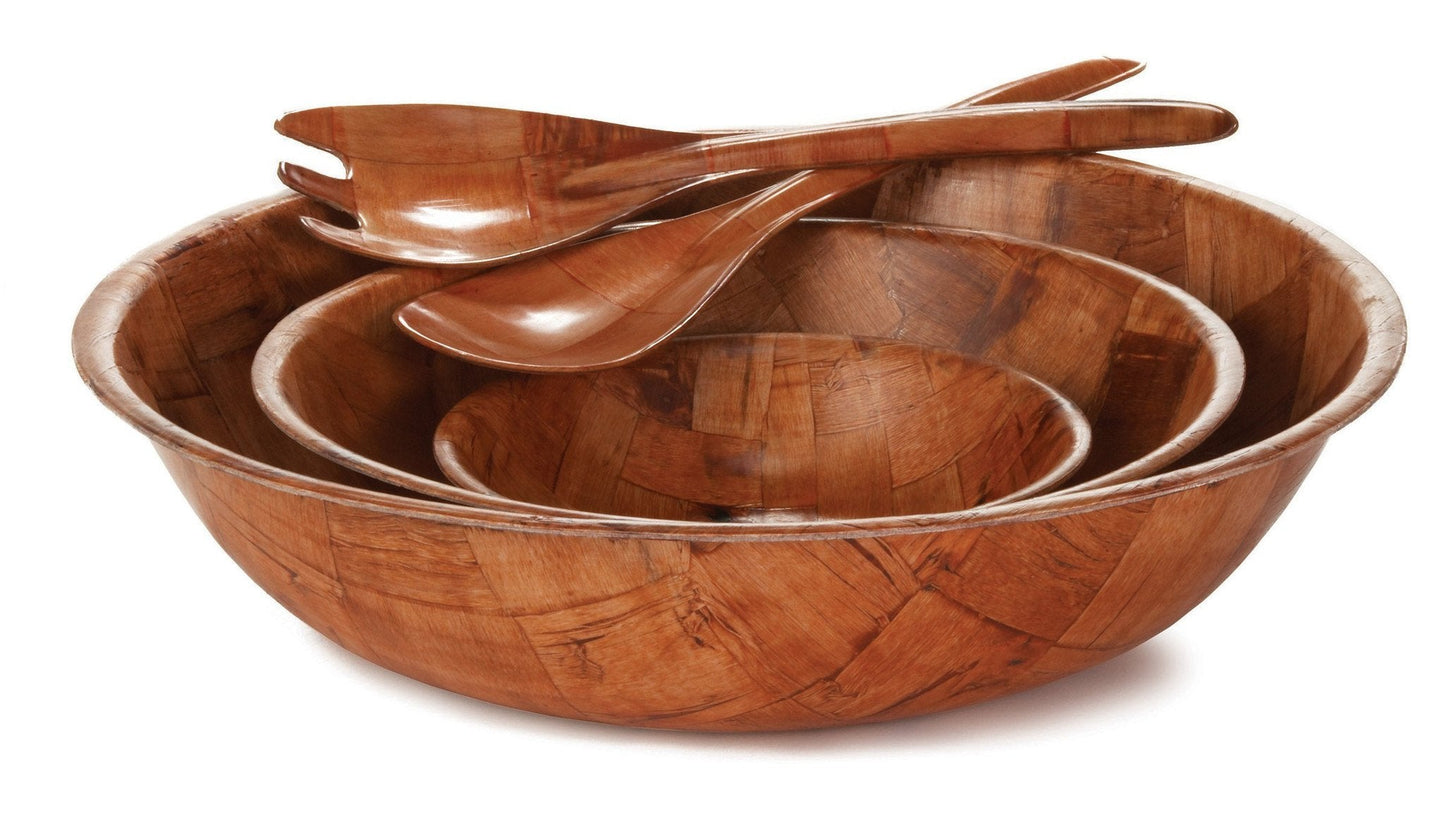 Tablecraft Bowl Salad Wood 12 Inch Mahogany; 12 Each; 1 Per Case - High Mart Wholesale