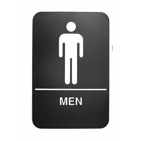 Tablecraft Sign Mens Restroom 6X9"; 1 Each - High Mart Wholesale