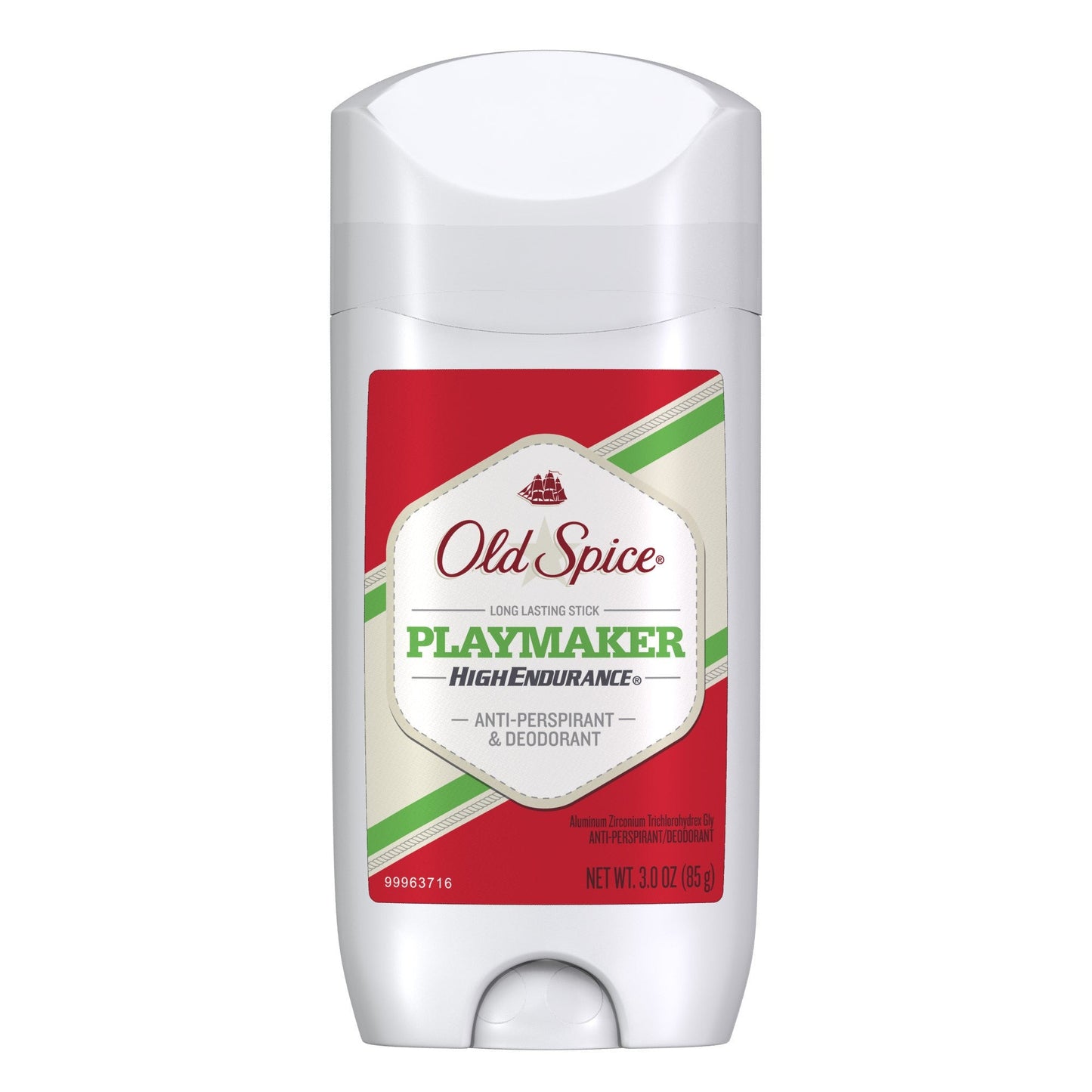 Old Spice High Endurance Invisible Solid Play Maker; 3 Ounce; 6 Per Box; 2 Per Case