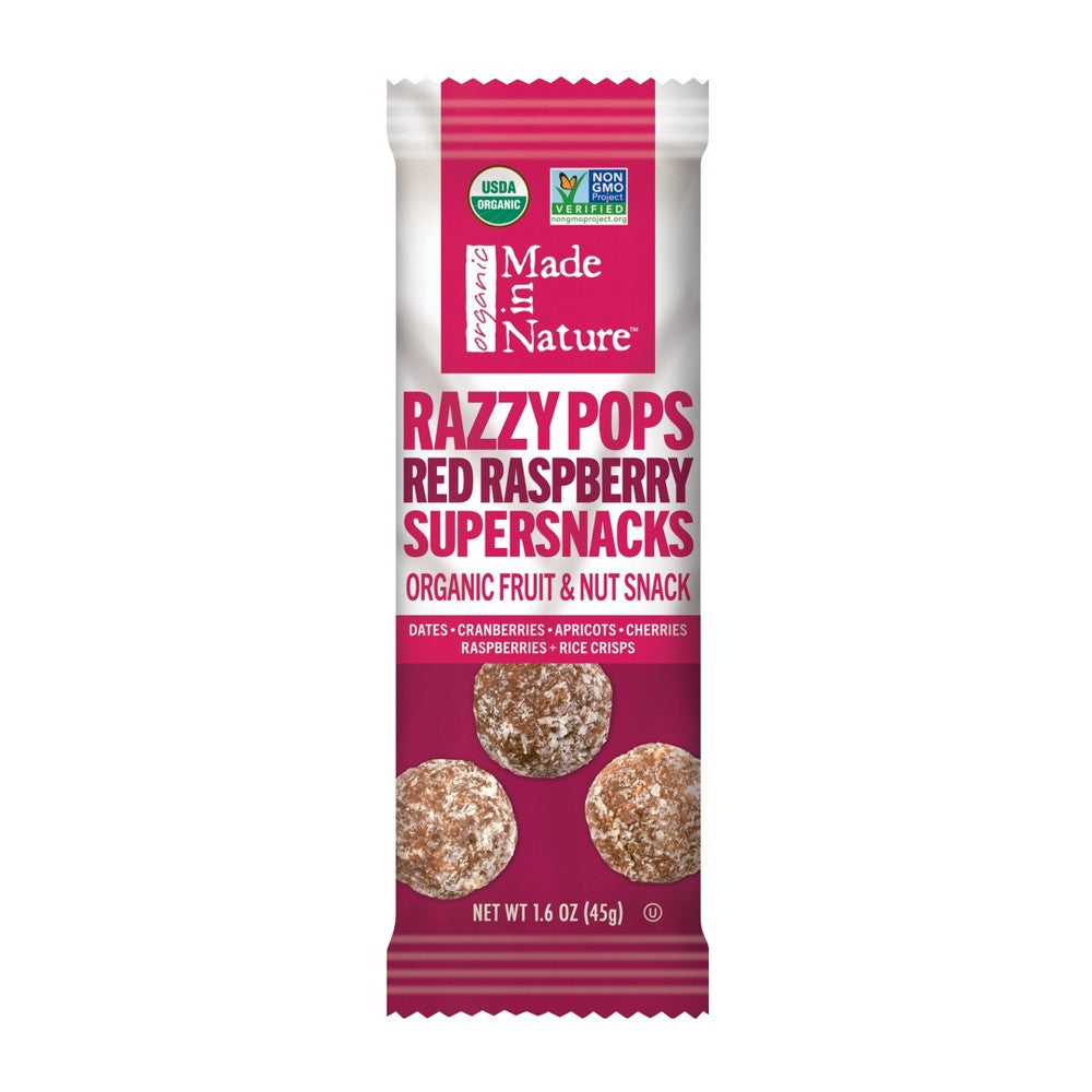 Made In Nature Razzy Pops; 1.6 Ounce; 10 Per Box; 6 Per Case - High Mart Wholesale
