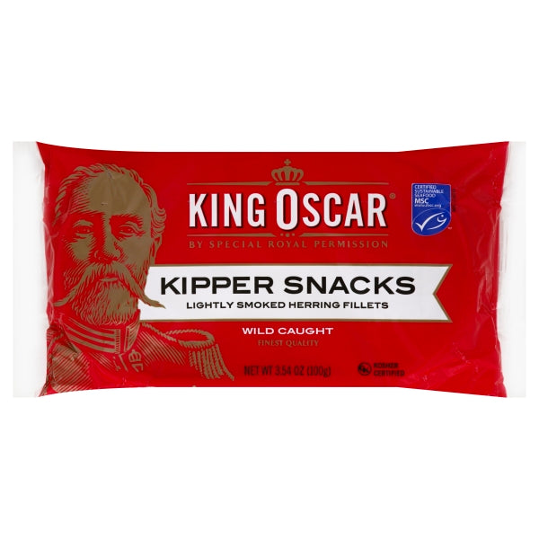 King Oscar Kipper Snacks; 3.54 Ounces; 12 Per Case